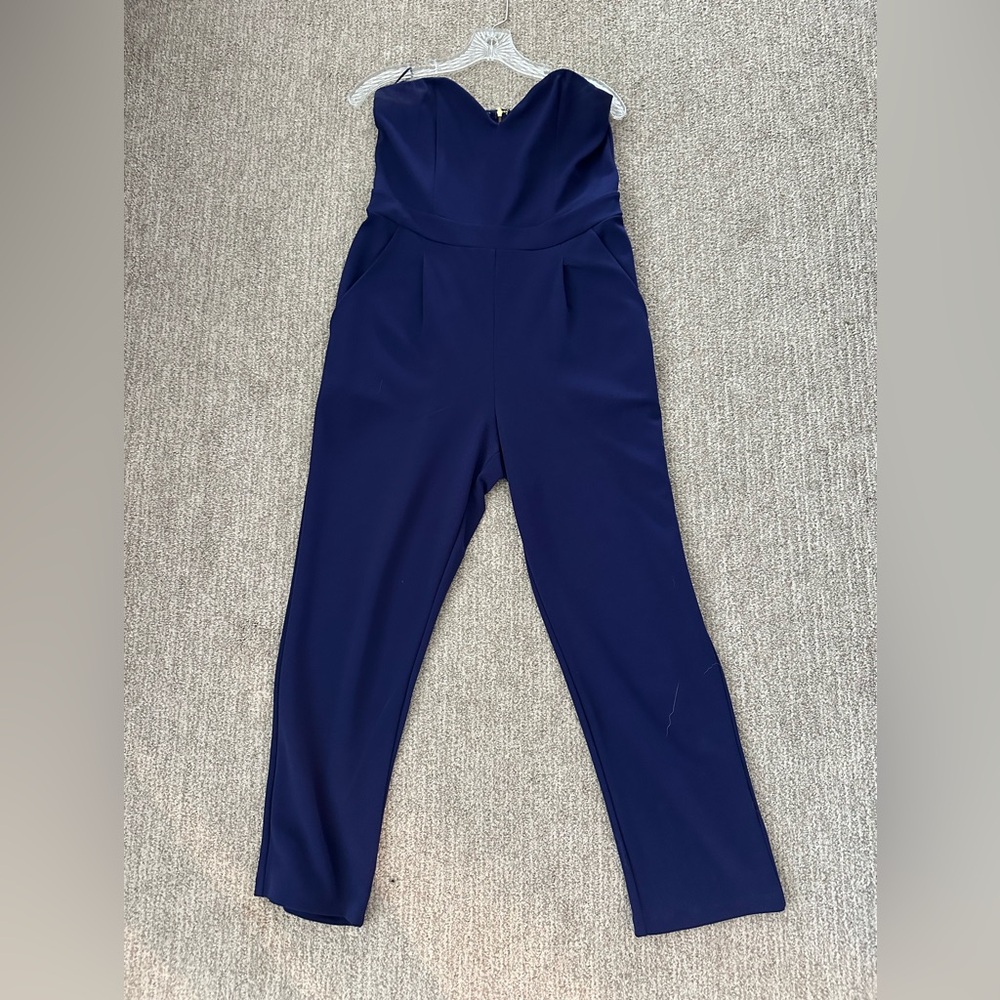 Express Deep Blue Jumpsuit